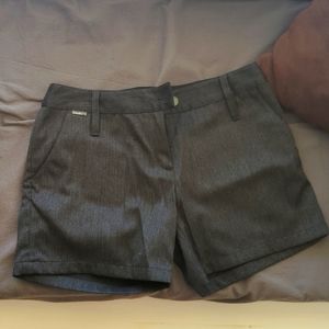 Icebreaker New Zealand Merino Wool Cotton Grey Shorts Outdoor Hiking Camping